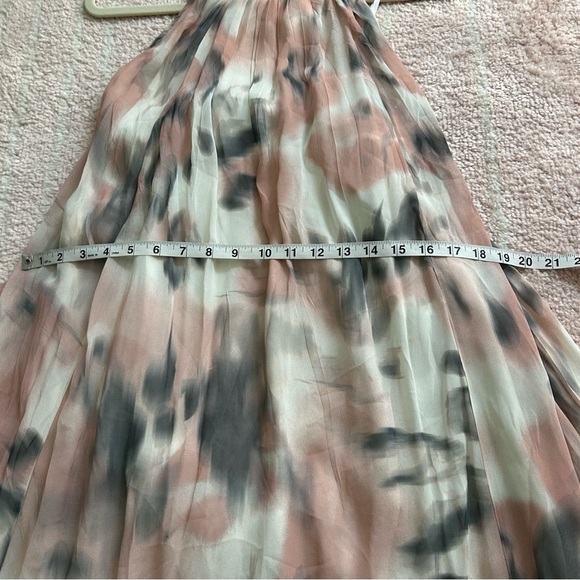 NWT Maeve Maxi Dress Trapeze Style Low Back High Neck Size Small - Picture 12 of 14